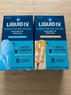 Liquid IV- two boxes of 8 each